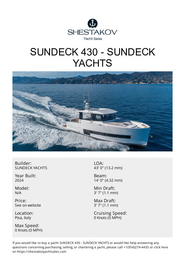 Sundeck 430 - undefined - 2024