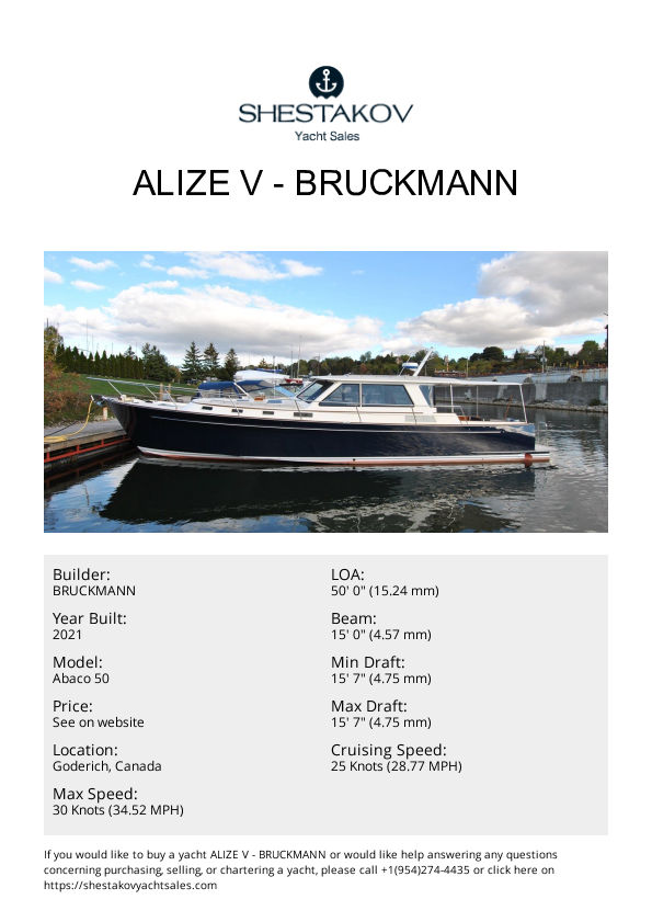 ALIZE V - Abaco 50 - 2024