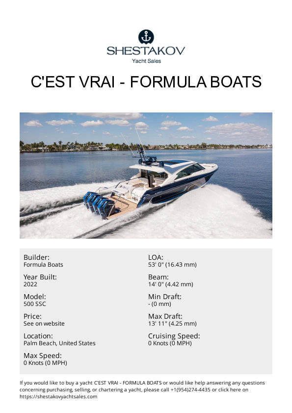 C'est Vrai - 500 SSC - 2022