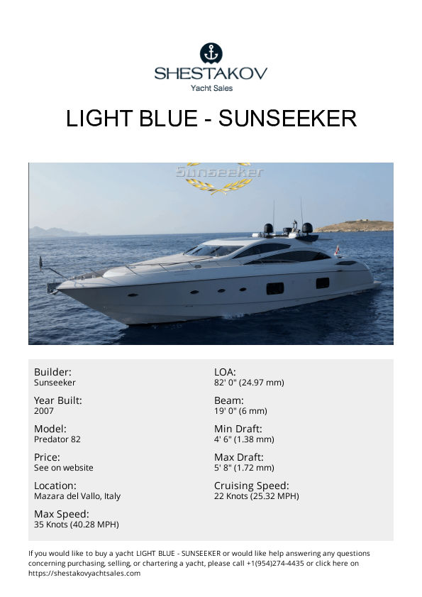 Light blue - Predator 82 - 2007