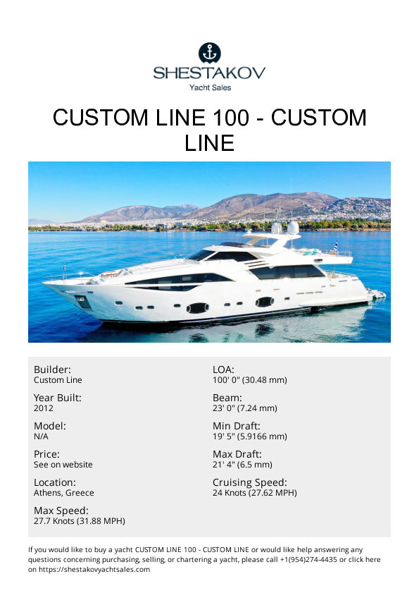 Custom Line 100 - undefined - 2012