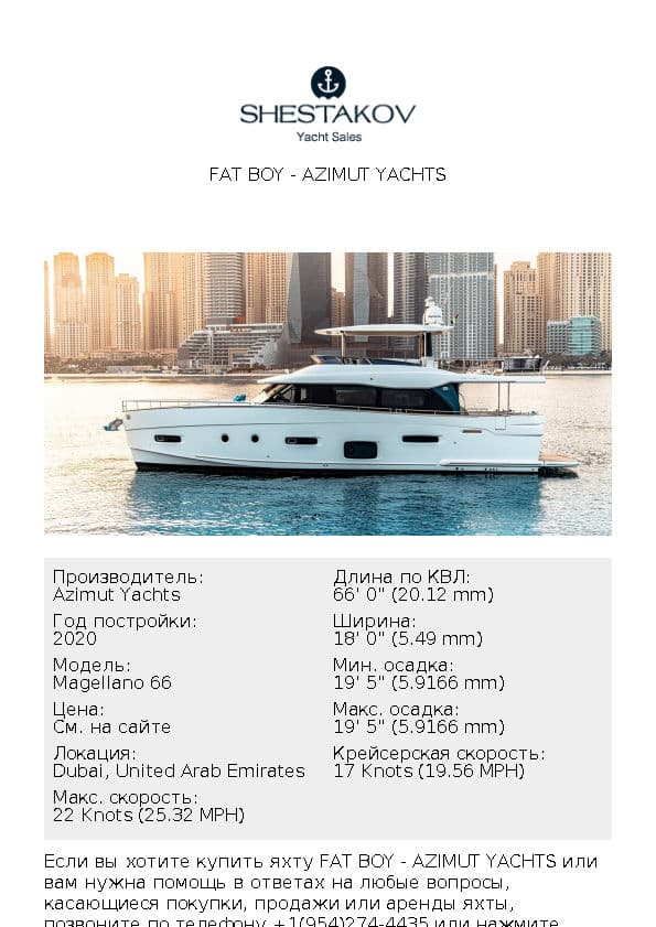 FAT BOY - Magellano 66 - 2021