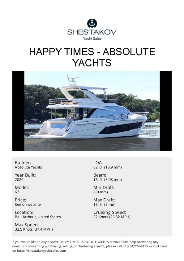 HAPPY TIMES - 62 - 2020