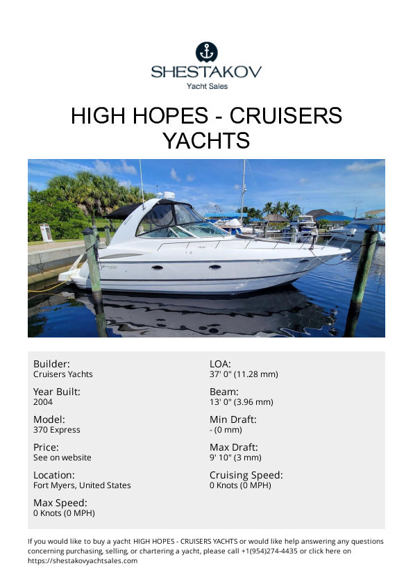 High Hopes - 370 Express - 2004