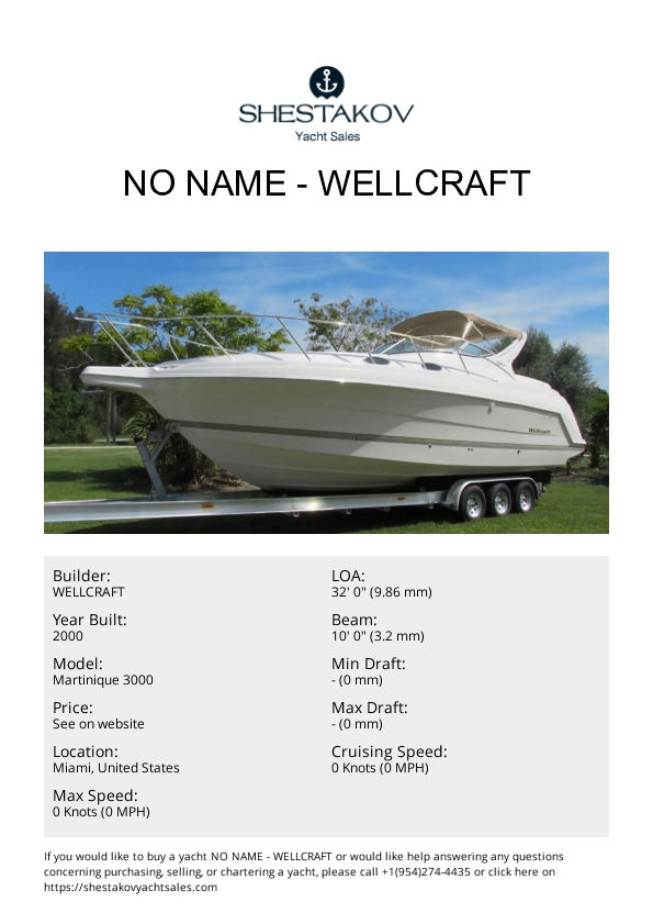 No name - Martinique 3000 - 2000