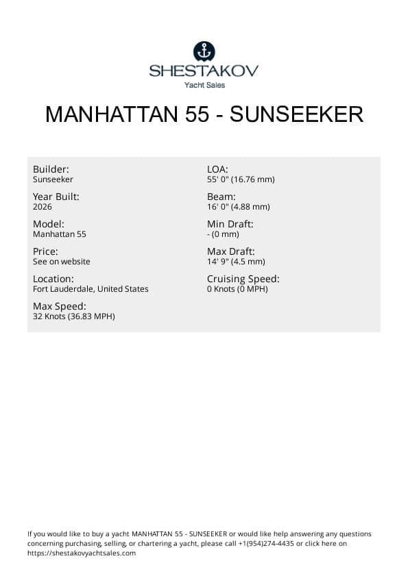 MANHATTAN 55 - Manhattan 55 - 2026