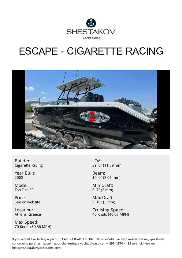 ESCAPE - Top Fish 39 - 2008