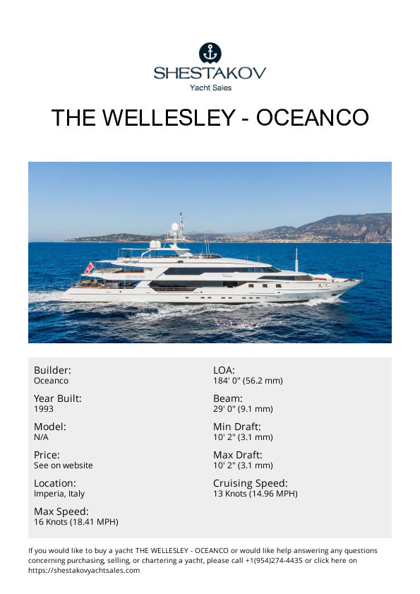 THE WELLESLEY - undefined - 1993