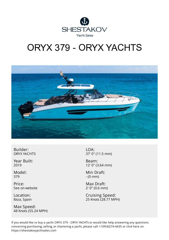 ORYX 379 - 379 - 2019