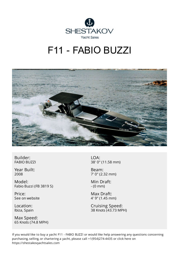 F11 - Fabio Buzzi (FB 3819 S) - 2008