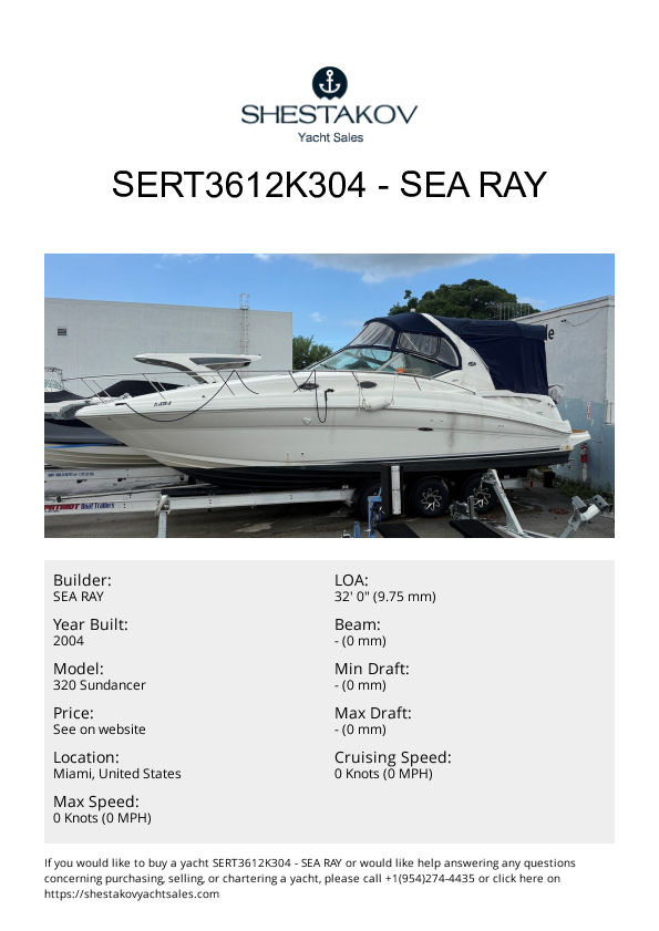 sert3612k304 - 320 Sundancer - 2004