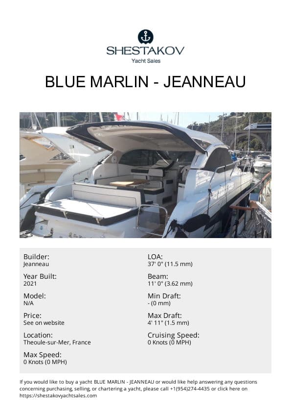 BLUE MARLIN - undefined - 2021