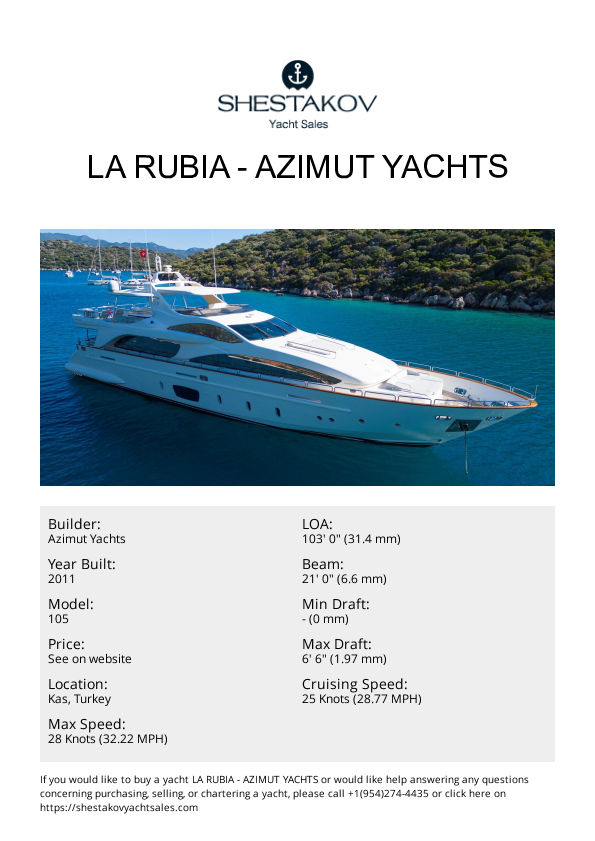 La Rubia - 105 - 2011