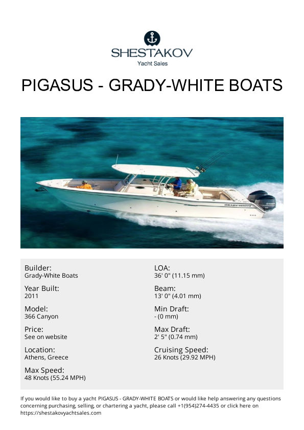 PIGASUS - 366 Canyon - 2011