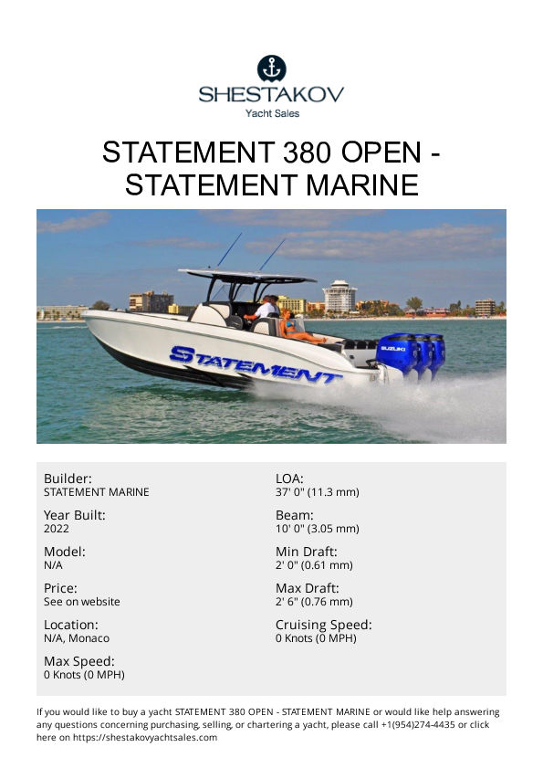 Statement 380 Open - undefined - 2022