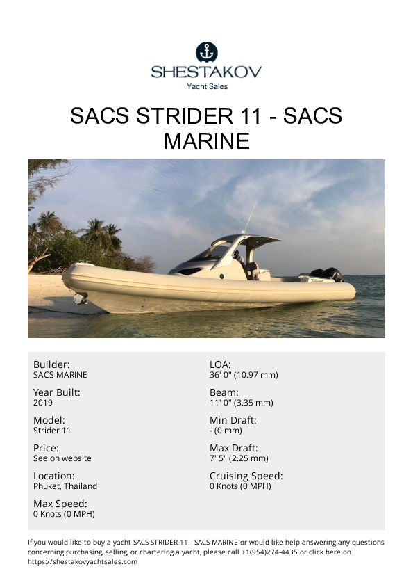 SACS Strider 11 - Strider 11 - 2019