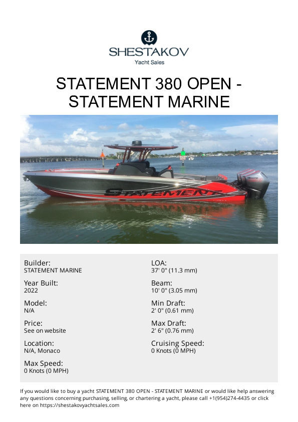 Statement 380 Open - undefined - 2022