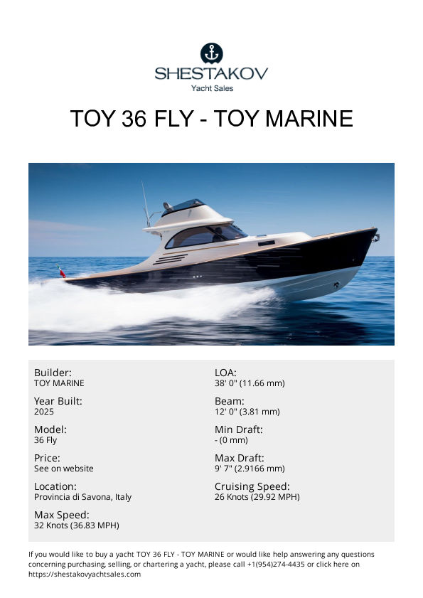 TOY 36 FLY - 36 Fly - 2025