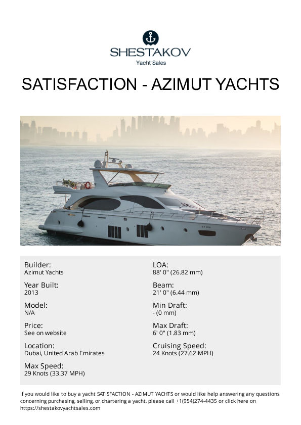 SATISFACTION - undefined - 2013