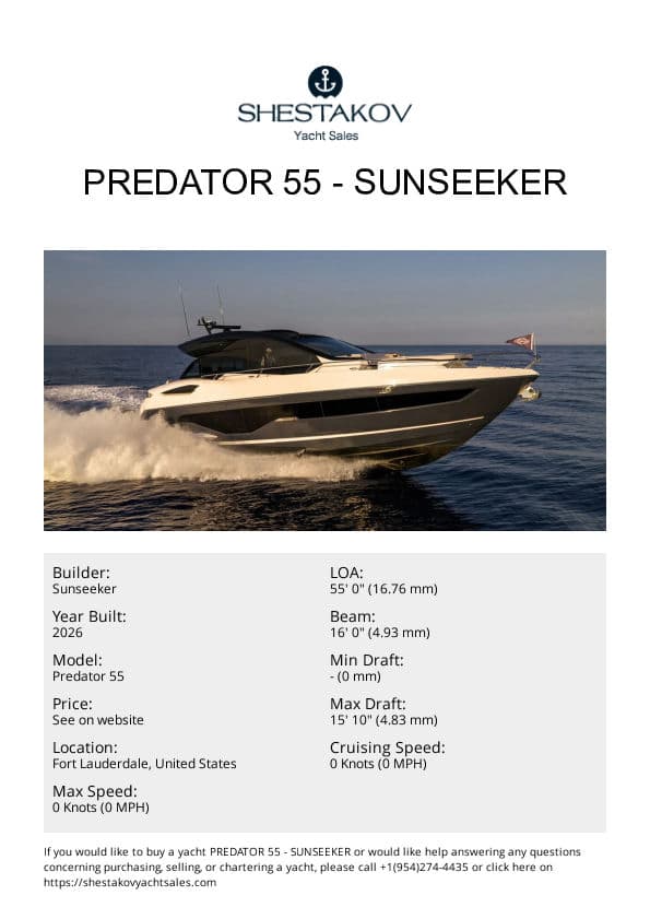PREDATOR 55 - Predator 55 - 2026