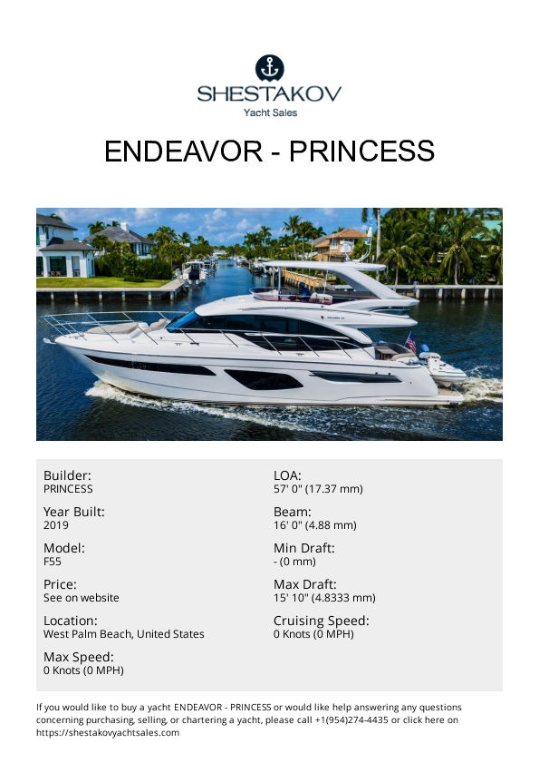 Endeavor - F55 - 2019