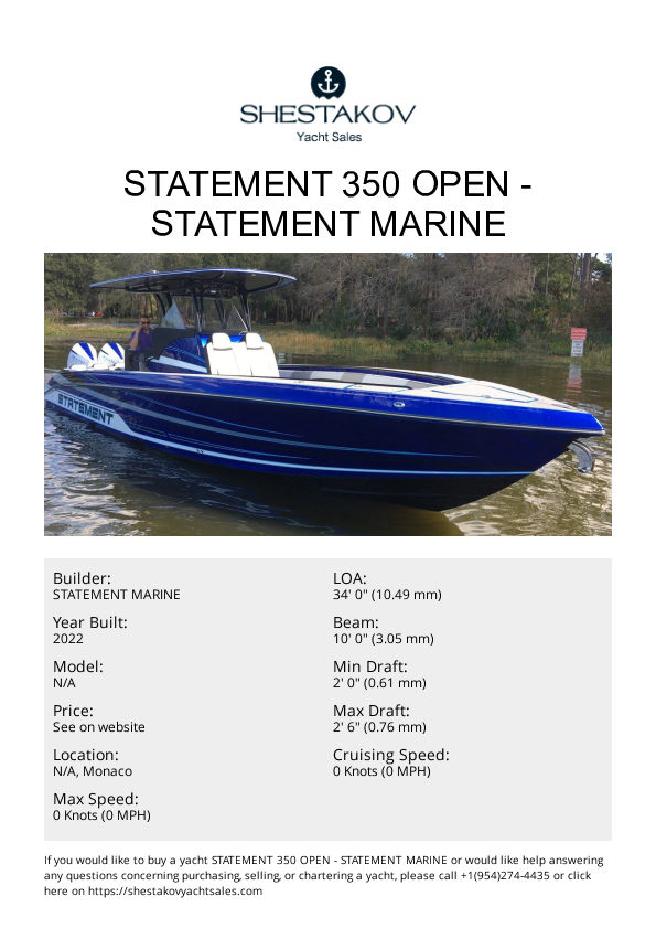 Statement 350 Open - undefined - 2022