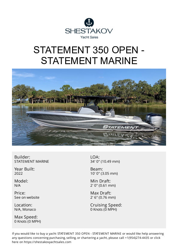 Statement 350 Open - undefined - 2022