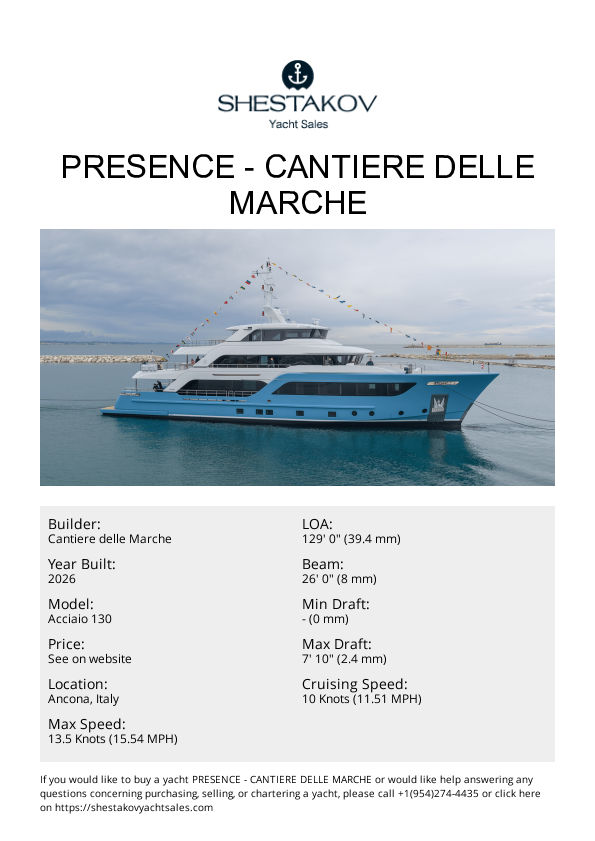 Presence - Acciaio 130 - 2026