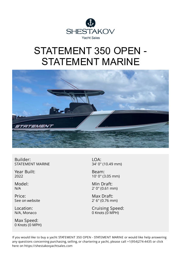 Statement 350 Open - undefined - 2022