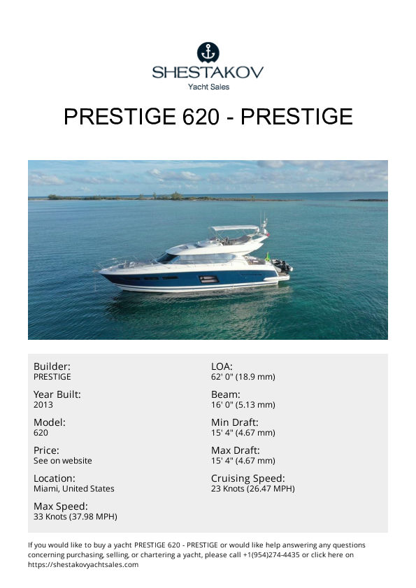 Prestige 620 - 620 - 2013