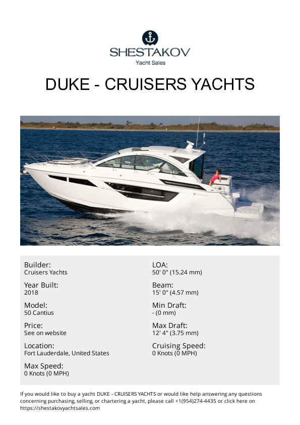 DUKE - 50 Cantius - 2018