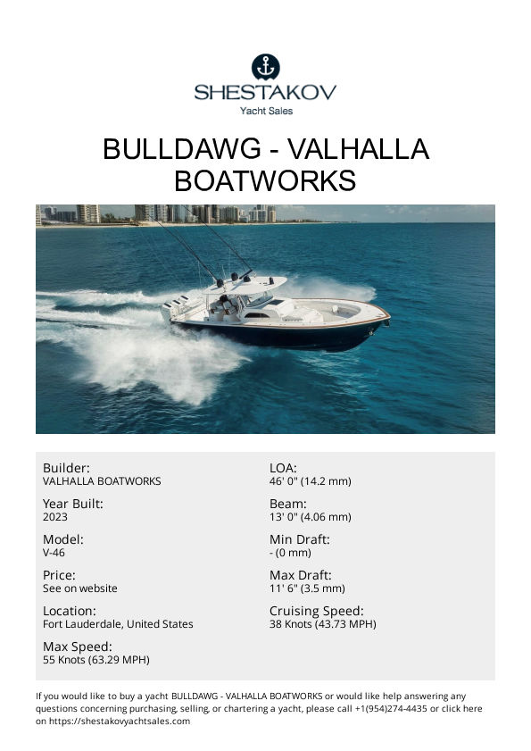 BULLDAWG - V-46 - 2023