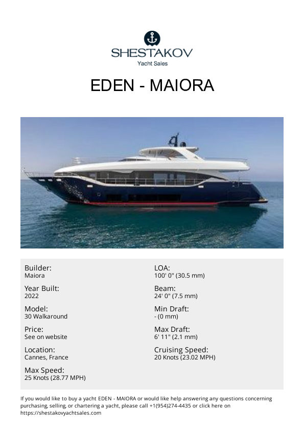 EDEN - 30 Walkaround - 2022