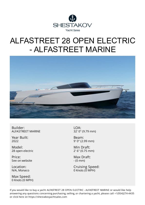 Alfastreet 28 open electric - 28 open electric - 2022