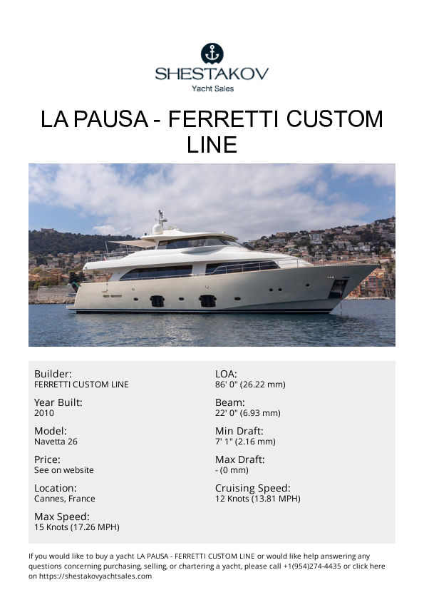 La Pausa - Navetta 26 - 2010