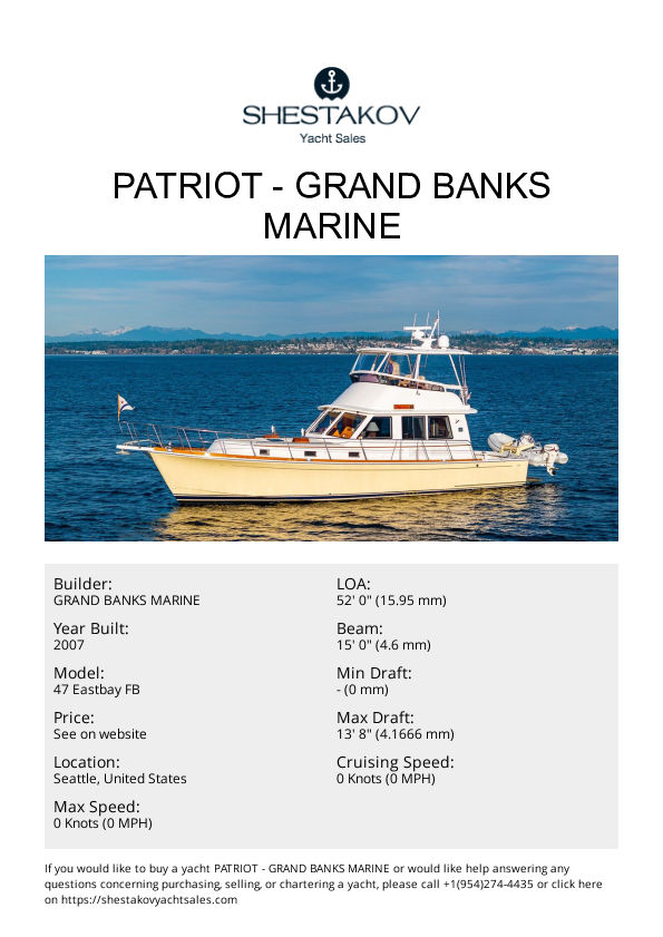 Patriot - 47 Eastbay FB - 2007