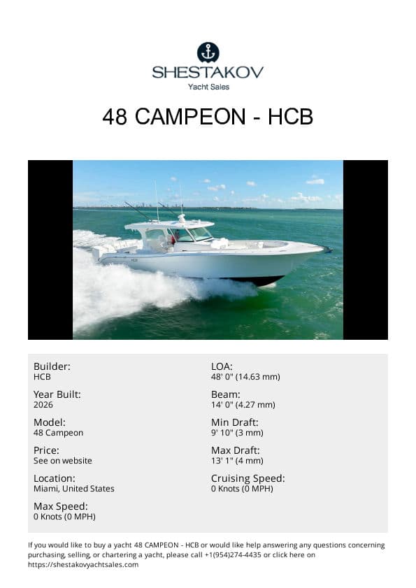 48 CAMPEON - 48 Campeon - 2026