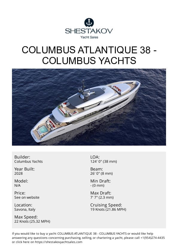 COLUMBUS ATLANTIQUE 38 - undefined - 2028
