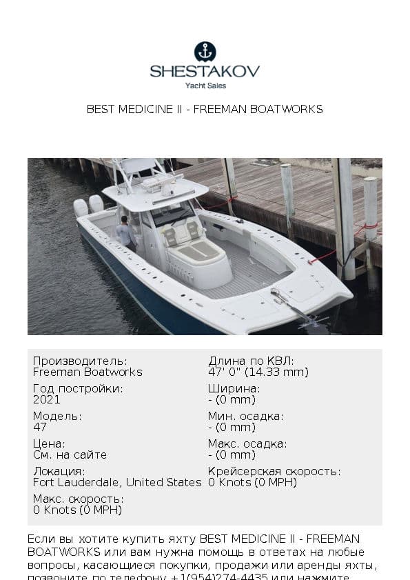 BEST MEDICINE II - 47 - 2022