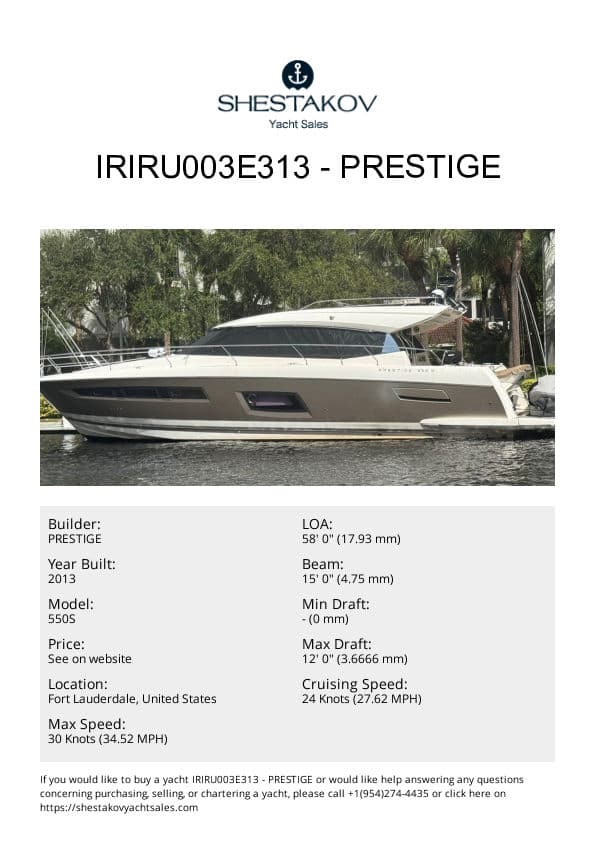 IRIRU003E313 - 550S - 2013