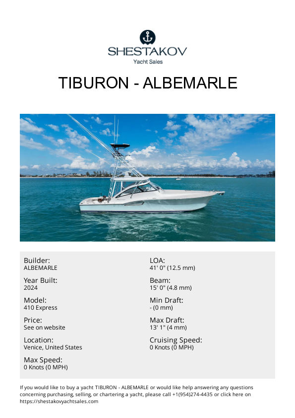 Tiburon - 410 Express - 2024
