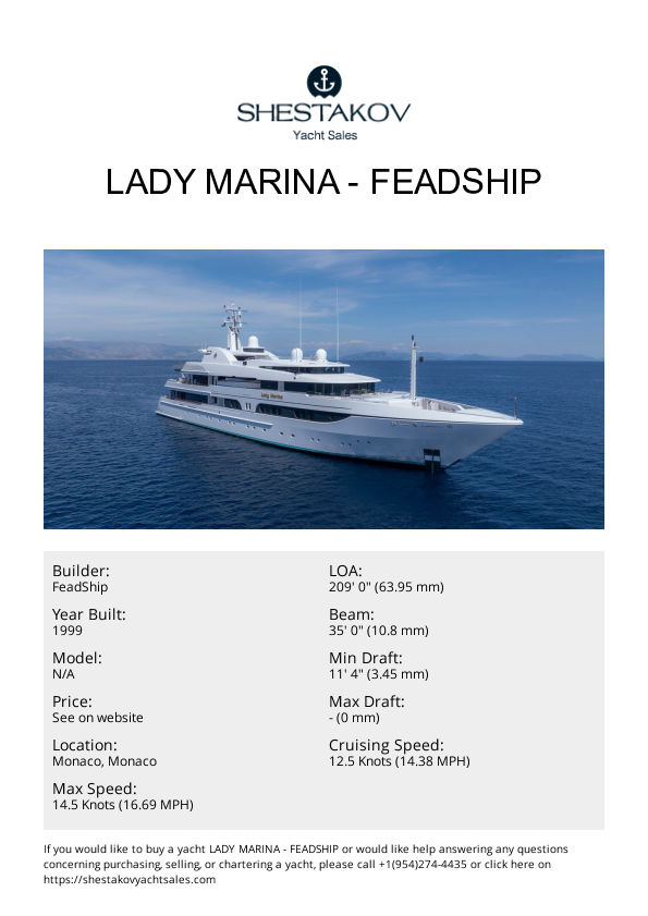 LADY MARINA - undefined - 1999