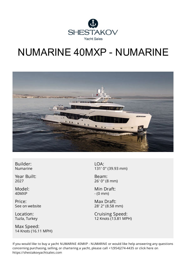 NUMARINE 40MXP - 40MXP - 2027