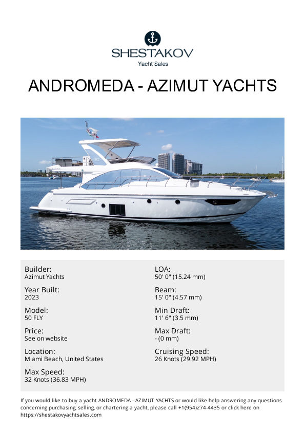 ANDROMEDA - 50 FLY - 2023