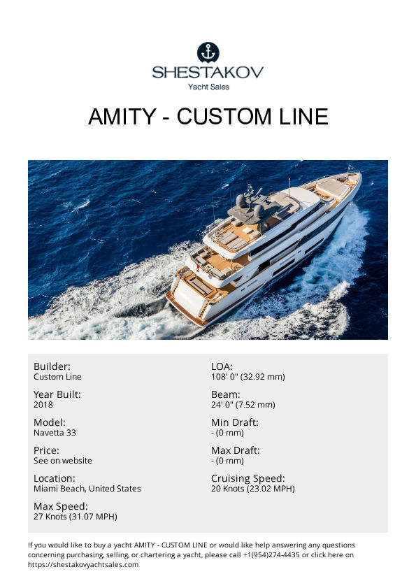 AMITY - Navetta 33 - 2018