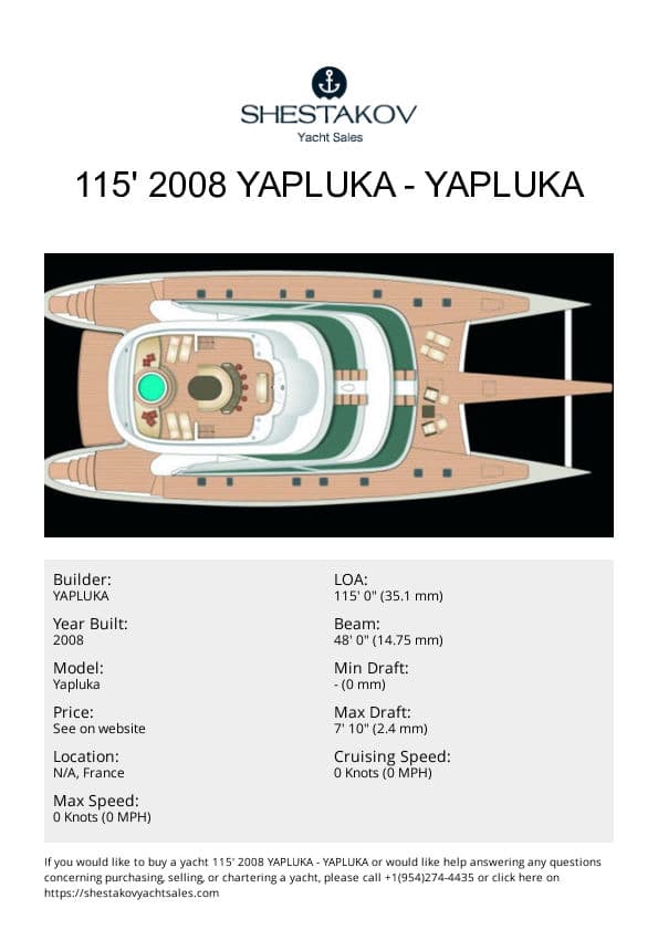 115' 2008 Yapluka - Yapluka - 2008