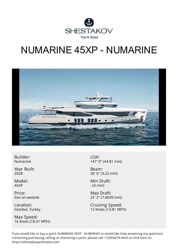 NUMARINE 45XP - 45XP - 2028