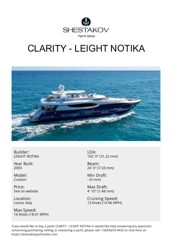 CLARITY - Custom - 2003