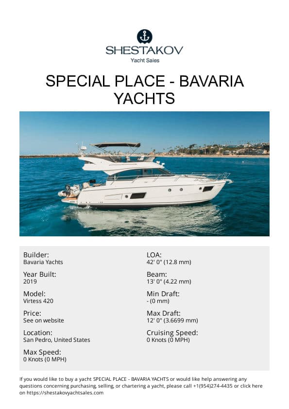 Special Place - Virtess 420 - 2019