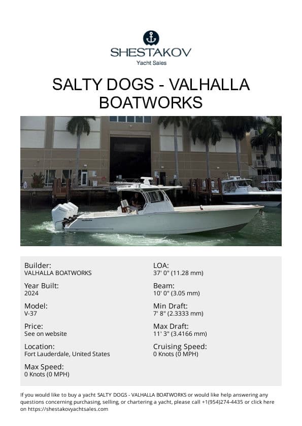 Salty Dogs - V-37 - 2024